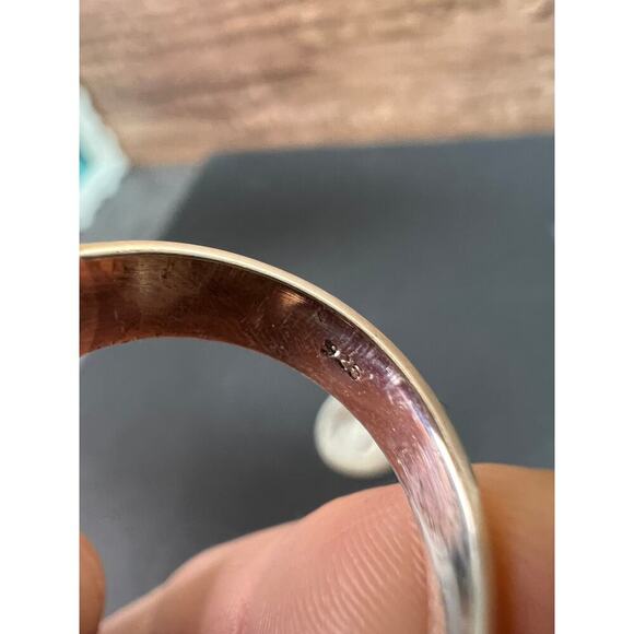 NEW size 7.5 oval cut peridot sterling silver ring 6.55 grams - Picture 9 of 16